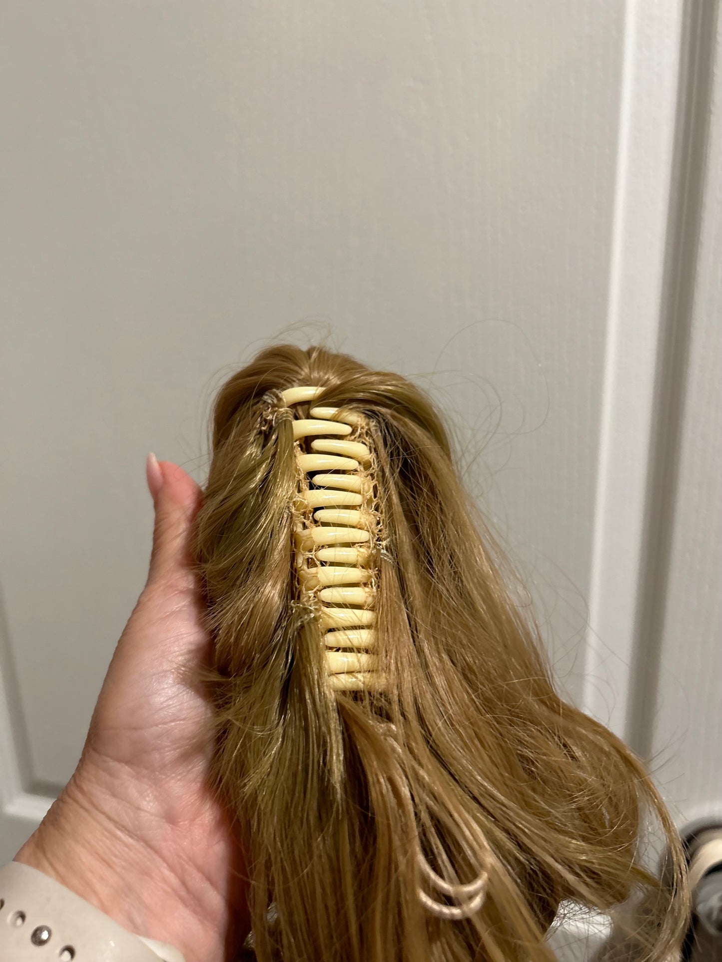 Synthetic clip-ons ponytail wigs